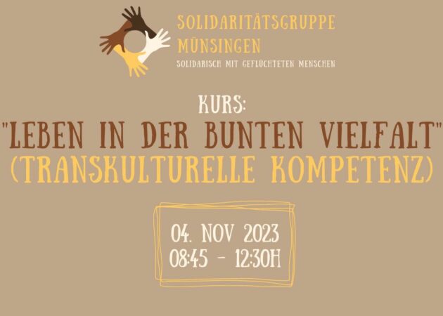 Kurs “Leben in der bunten Vielfalt: Transkulturelle Kompetenz”